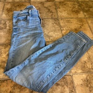 Paige distressed skinny Blue Denim Jeans size 26